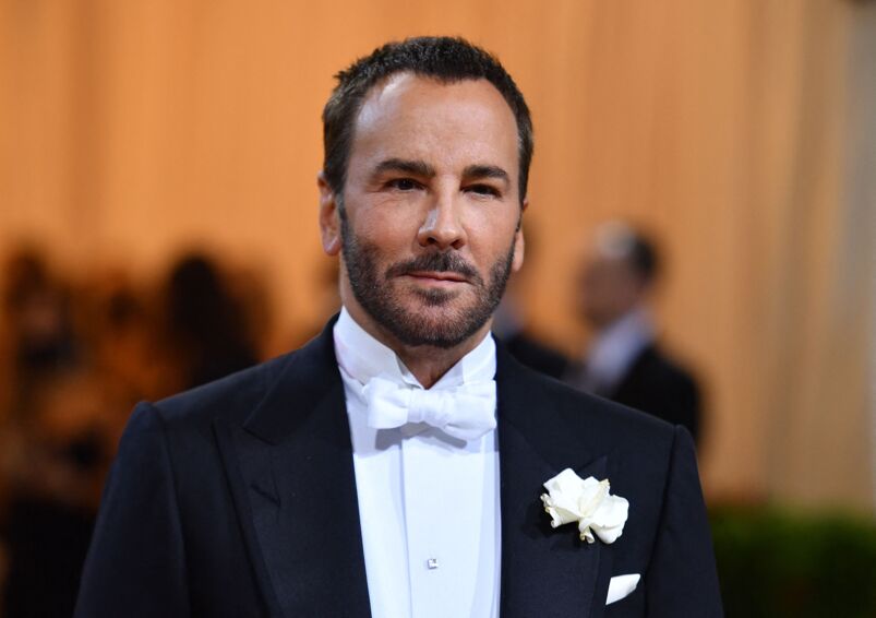 Tom Ford in a tuxedo at the 2022 Met Gala