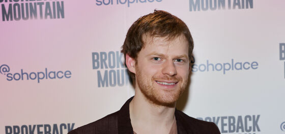 Lucas Hedges on doing love scenes in ‘Brokeback Mountain’ play & why he’s trying to “forget” Heath Ledger