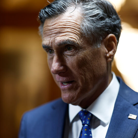 Mitt Romney can’t even with George Santos & Donald Trump anymore