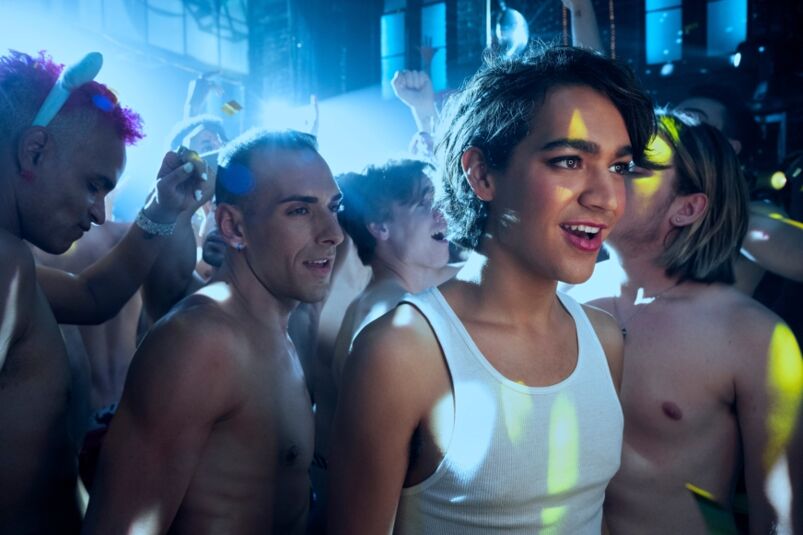 Miss Benny in a crowded gay club in 'Glamorous'