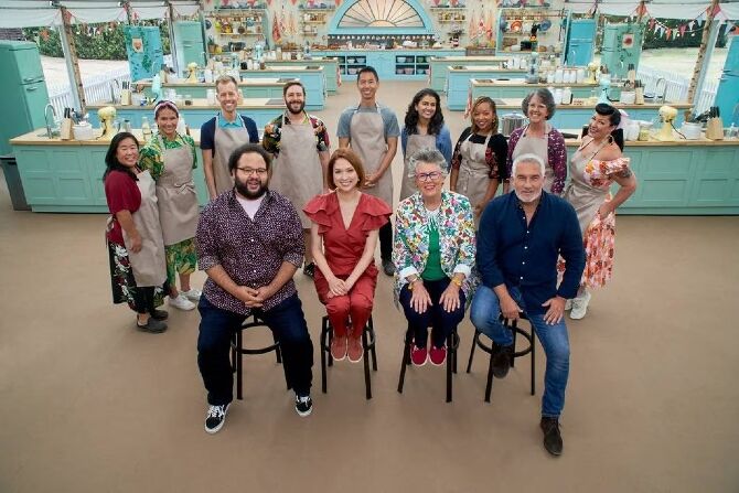 Contestants, judges and hosts for the fifth season of The Great American Baking Show