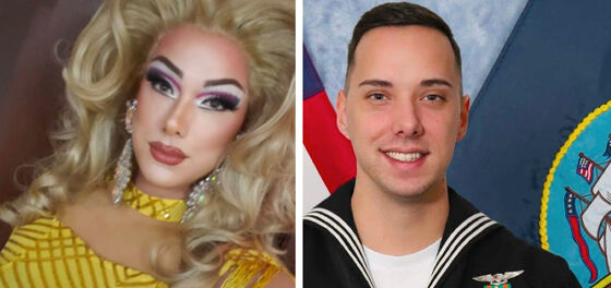US Navy’s drag sweetheart Harpy Daniels has a message for critics: “Haters only hate when we’re winning!”
