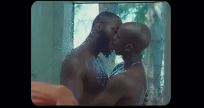 Two men kiss in Janelle Monae's 'Lipstick Lover' video
