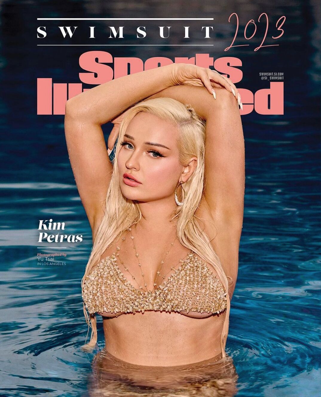 Kim Petras on the cover of Sports Illustrated