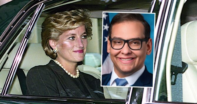 George Santos shares comparison to Princess Diana (while quietly admitting theft charges)