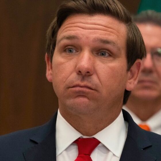 Ron “Don’t Say Gay” DeSantis just had another hissy fit and OMG what a little drama queen