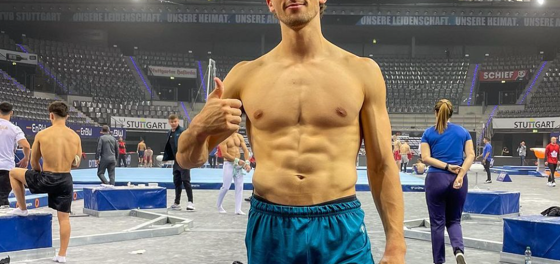 Heath Thorpe is gunning for a gymnastics championship but we keep getting distracted by his Instagram page
