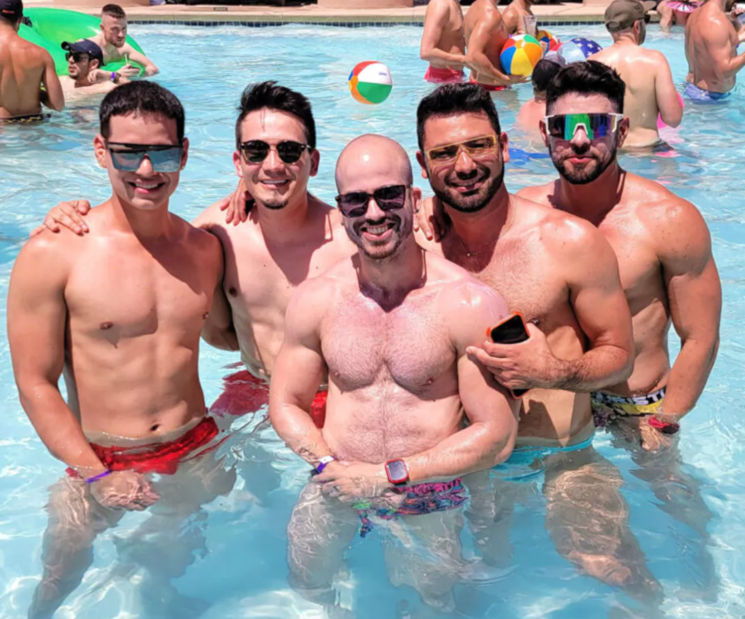 PHOTOS: Speedo-clad twunks make a splash at Temptation Sundays in Vegas