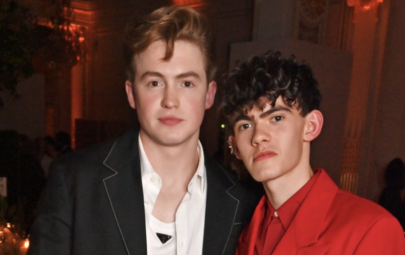 'Heartstopper's' Kit Connor and Joe Locke pose at an event