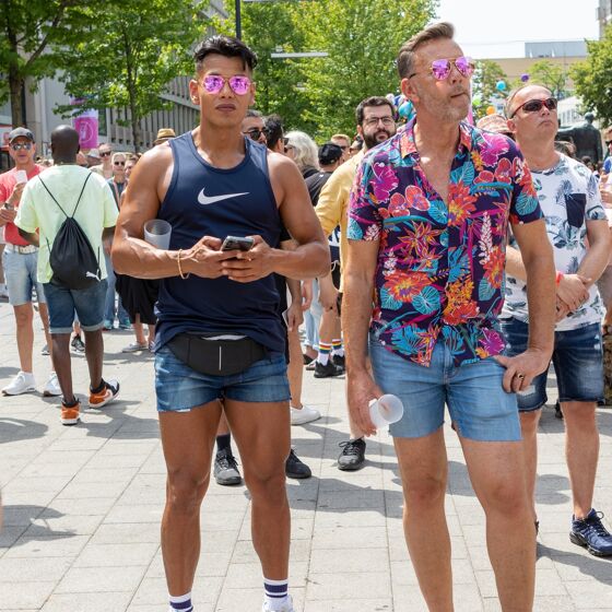 It’s finally shorts season, and the gays are checking their inseams