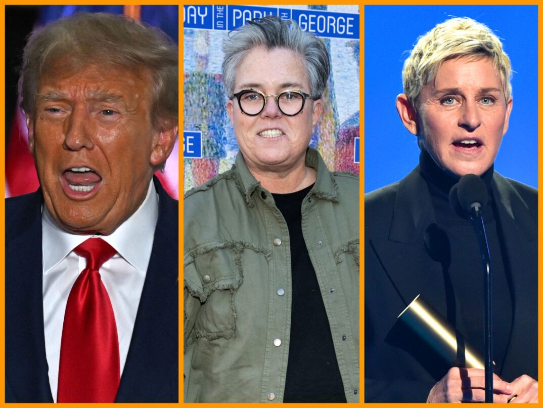 Donald Trump, Rosie O'Donnell, Ellen DeGeneres
