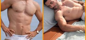 ‘Sense8’ stud Miguel Ángel Silvestre soaks up the sun in his underwear & instantly gives us heatstroke