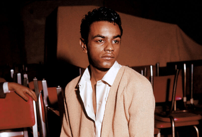 Johnny Mathis poses for a photo