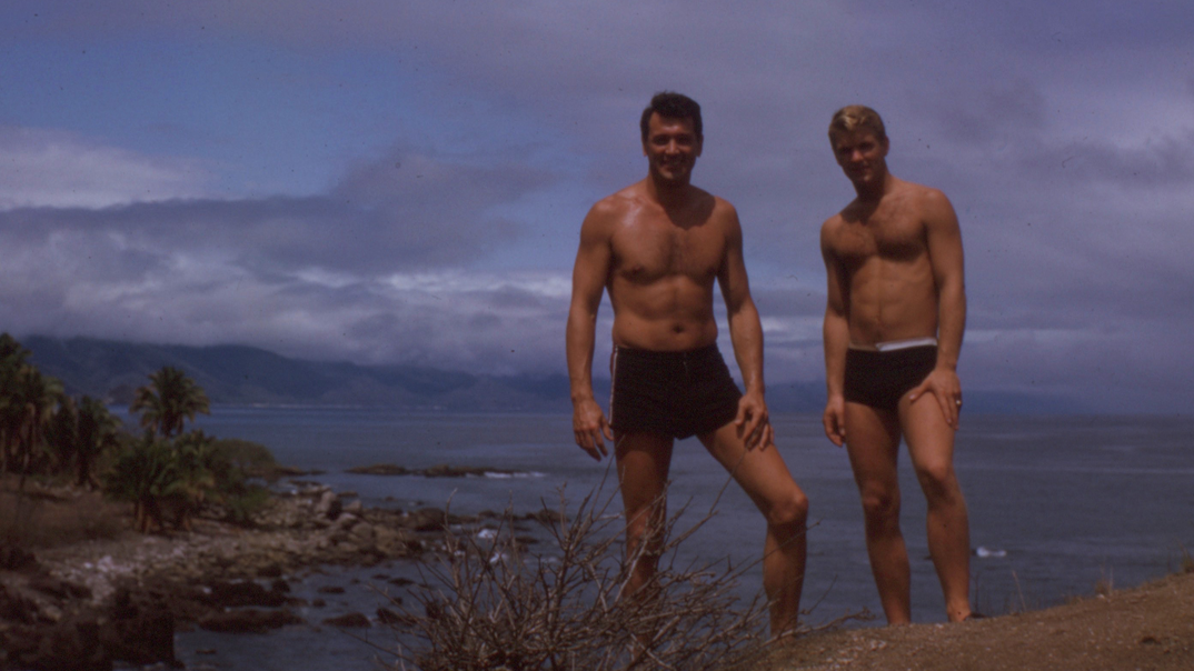 Rock Hudson and Lee Garlington on vacation in Puerto Vallarta in 1963