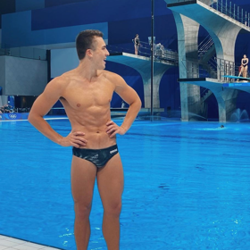 Olympic diver Anton Down-Jenkins is back training in the pool, & we love watching his progress