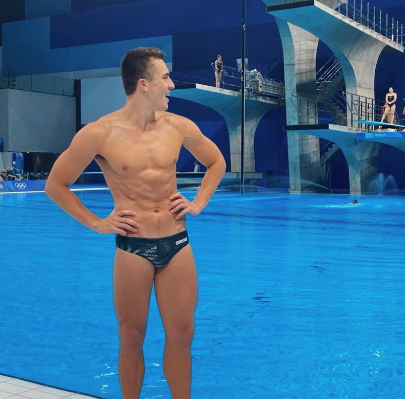 Olympic diver Anton Down-Jenkins