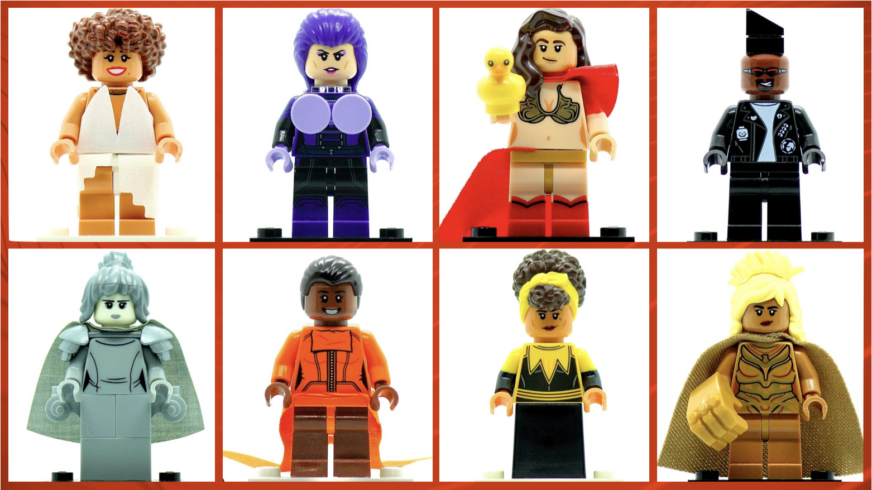 Drag Queens recreated with LEGO