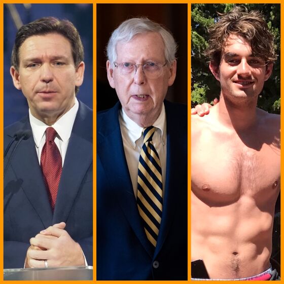 Ron “Don’t Say Gay” DeSantis’ death spiral, Mitch McConnell clams up, & a hot, shirtless son