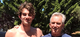 Robert F. Kennedy, Jr. trots out his hot, shirtless son to shamelessly court gay voter demographic