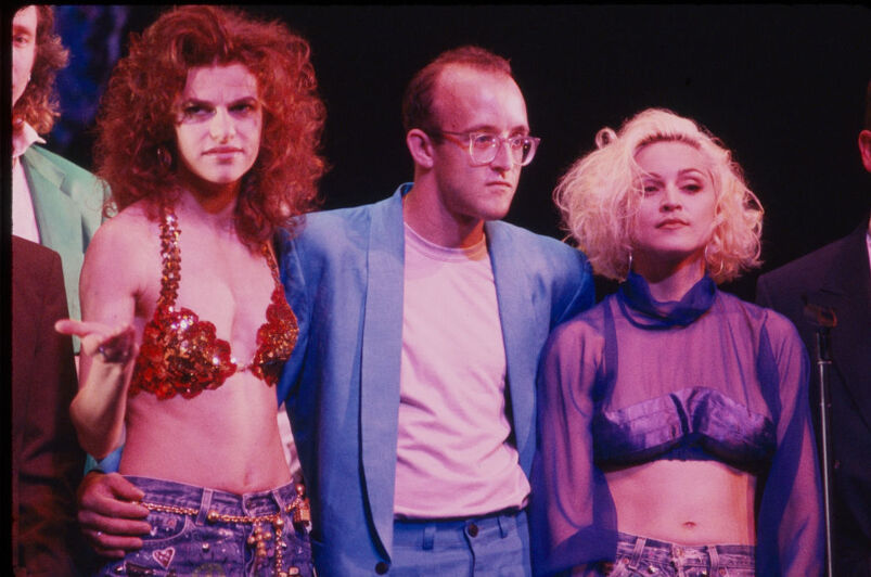Madonna, Sandra Bernhard, Keith Haring
