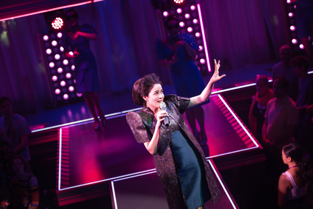 Arielle Jacobs as Imelda Marcos in Broadway's 'Here Lies Love'