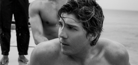 Lukas Gage splashes around with the boys in sexy Armani campaign that’ll make you sweat