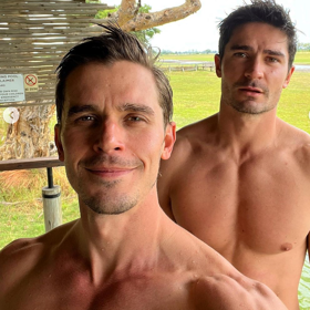 Antoni Porowski and his fiancé celebrate 4 years of flashing their matching His & His six-packs