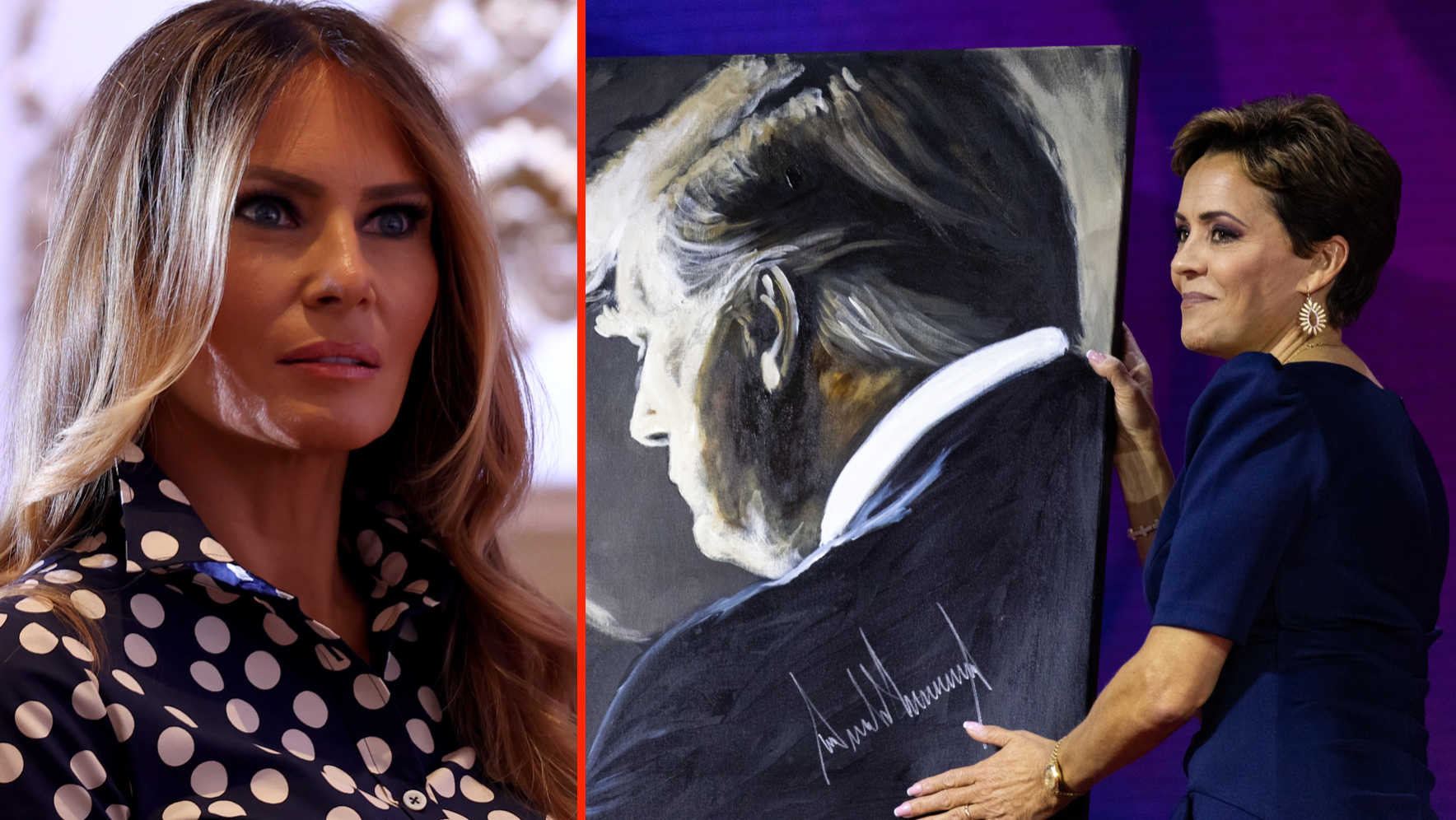 Melania is not OK with how much time her husband spends with Kari Lake & things are getting tense at Mar-a-Lago