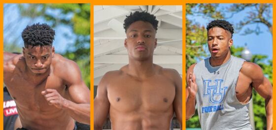 Byron Perkins, the history-making out gay college football player, is training for his best season yet