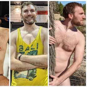 When not mastering RPGs on Twitch, this ginger fox loves to thrill with shots of his hairy chest