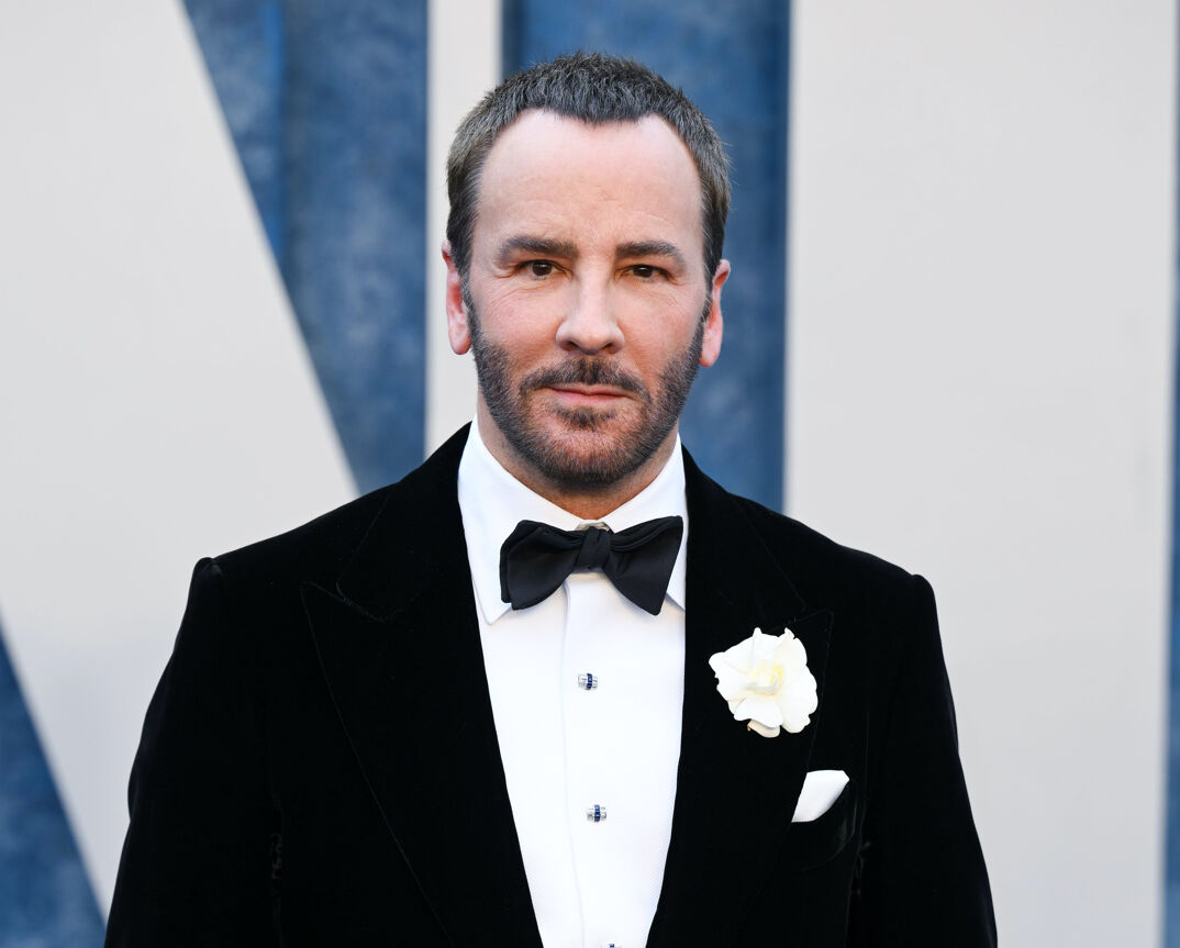 Tom Ford wearing a tuxedo
