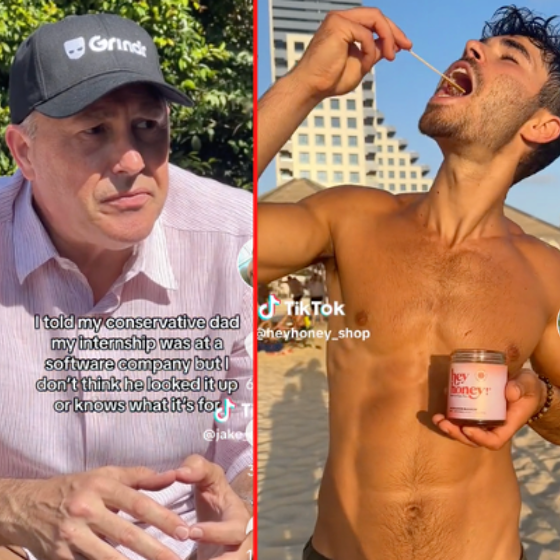 Dad’s new hat, hot guys eating honey, & The Old Gays’ grand exit