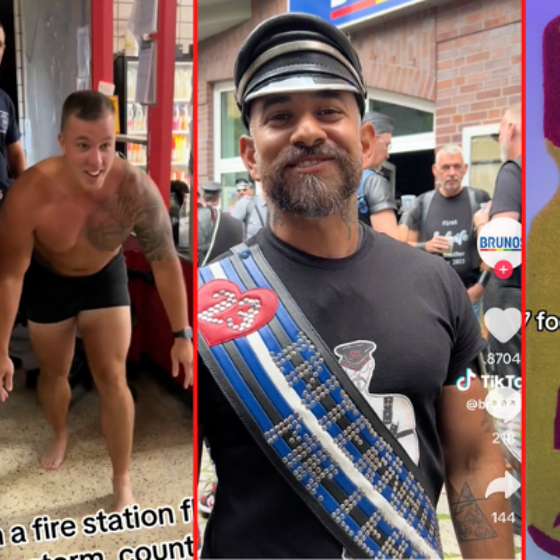A giant Rush rug, scantily clad firefighters, & the beautiful new International Mr. Leather