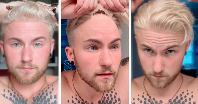 Man's hairpiece routine wows the internet - Vimarsana News