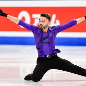 Gay Olympic skater Kévin Aymoz celebrates turning 26 with mind-bending performances on the ice