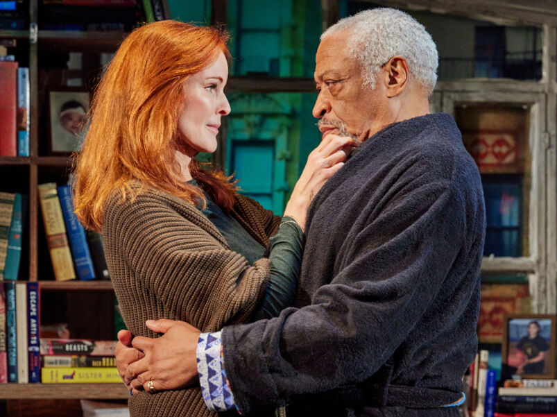 Marcia Cross, left, and Ron Canada in 'Pay the Writer.'