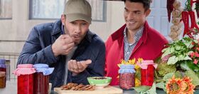 Luke Macfarlane and Peter Porte are coupling up for Hallmark this fall