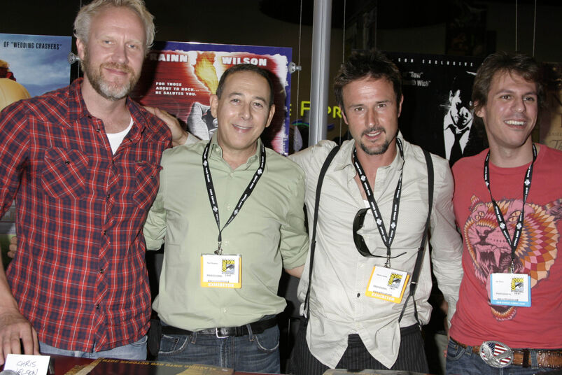 Paul Reubens and David Arquette at 2007 Comic-Con International. San Diego Convention Center, San Diego, CA.