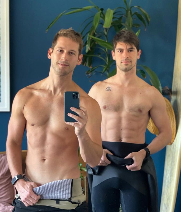 PHOTOS: Max Emerson and his new fiancé are serving up #relationshipgoals with a side of six-packs