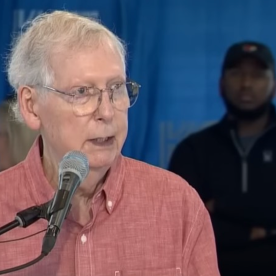 Another super awkward video of Mitch McConnell just hit the internet