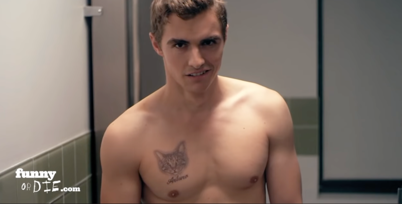 Dave Franco proves he's hung like a horse while playing a shirtless basketball game with L.A. Clippers center DeAndre Jordan
