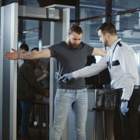 Man with exceptionally large package says airport security is constantly (CONSTANTLY!) patting him down