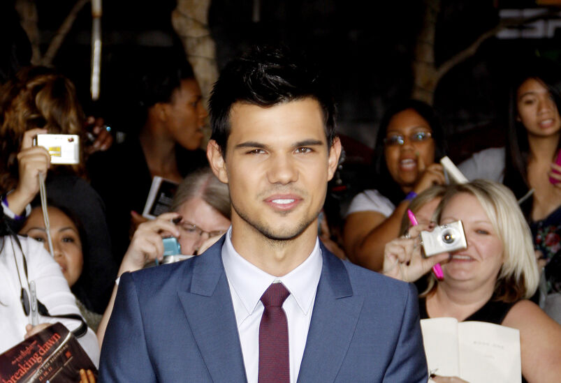 Taylor Lautner at the World Premiere of "The Twilight Saga