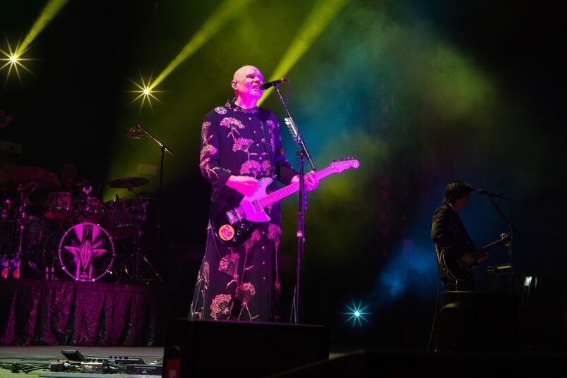04-30-2022: The Smashing Pumpkins band perform at Beale Street music festival