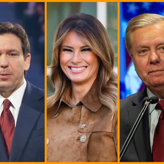 Ron “Don’t Say Gay” DeSantis’ gaslight tour, the Melania mystery explodes, Lindsey Graham begs for cash