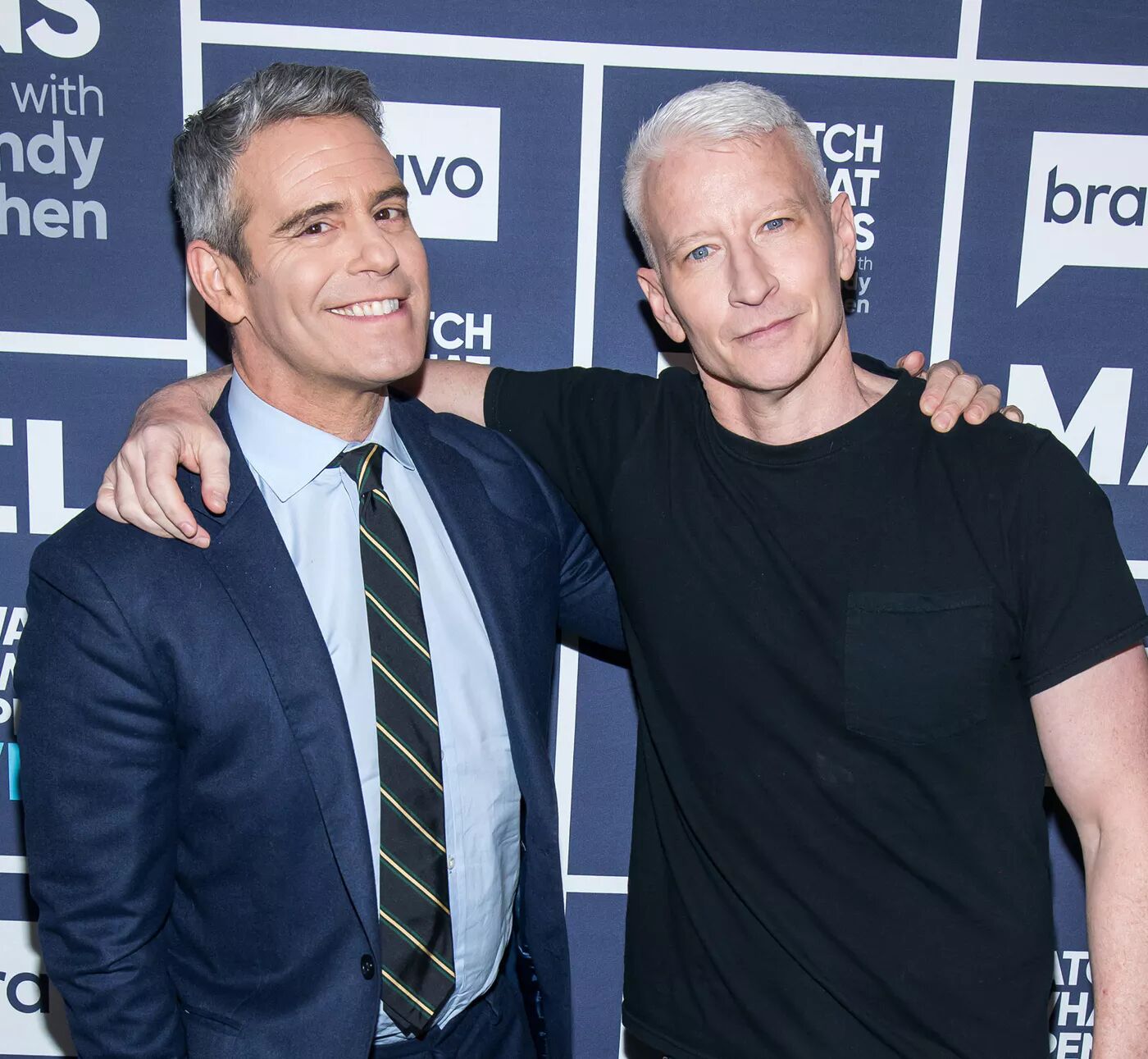 Andy Cohen and Anderson Cooper