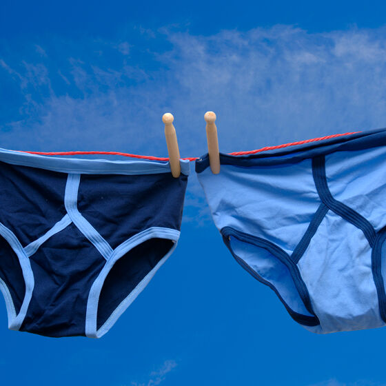 Gay artist selling 68 pairs of underpants men left at his home for $50K