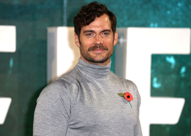 Henry Cavill attends the 'Justice League' photocall at The College in London, England.