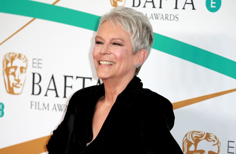 February 19, 2023: Jamie Lee Curtis attends the BAFTA Film Awards 2023 at The Royal Festival Hall in London, England.