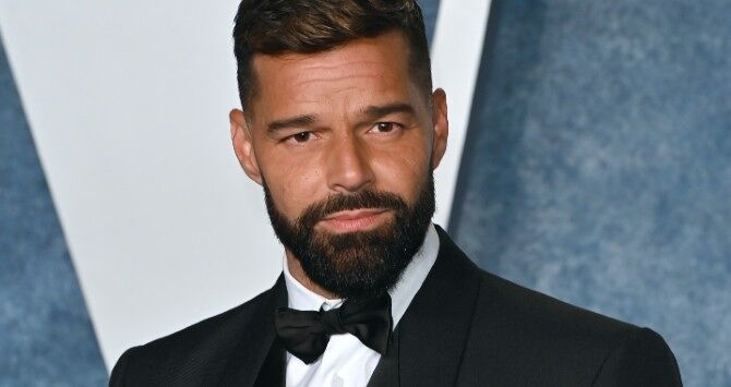 Ricky Martin in a tuxedo